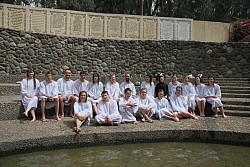 Members of 2010 youth pilgrimage to Holy Land 2010